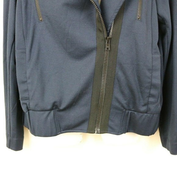 Cabi Womens Jacket Moto Assymetrical Zipper Nylon - Picture 4 of 7